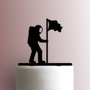 Astronaut with Flag 225-A023 Cake Topper