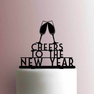 Cheers to the New Year 225-967 Cake Topper