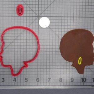 Afro Girl Head 266-D595 Cookie Cutter Set