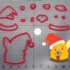 Christmas - Dog Head 266-E343 Cookie Cutter Set