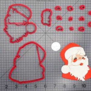 Christmas - Santa Claus 266-E281 Cookie Cutter Set