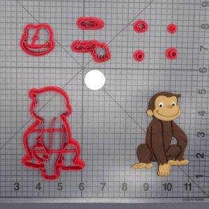 Curious George Body 266-D682 Cookie Cutter Set