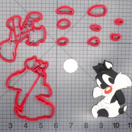 Looney Tunes - Baby Sylvester Body 266-D652 Cookie Cutter Set