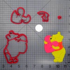 Winnie the Pooh with Heart Body 266-E625 Cookie Cutter Set