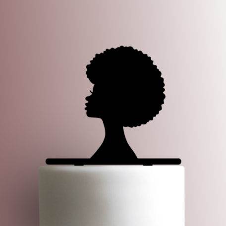 Afro Woman 225-A160 Cake Topper