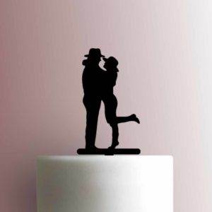 Cowboy and Cowgirl Couple 225-A239 Cake Topper