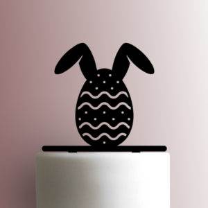 Easter - Egg with Bunny Ears 225-A187 Cake Topper