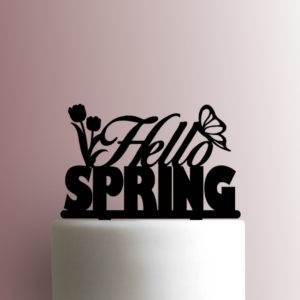 Hello Spring 225-A190 Cake Topper