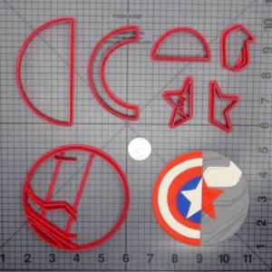 Marvel - Captain America and Winter Soldier Shield 266-D921 Cookie Cutter Set