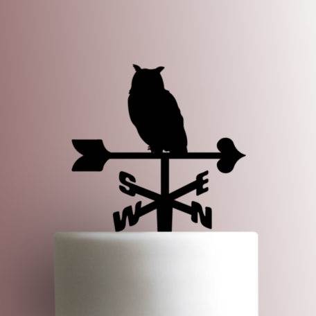 Weather Vane Owl 225-A195 Cake Topper
