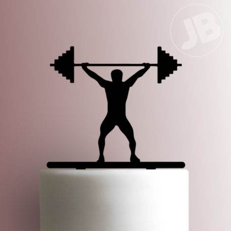 Weightlifter 225-882 Cake Topper
