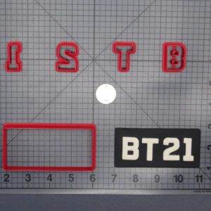 BT21 Logo 266-E225 Cookie Cutter Set