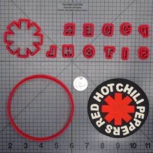 Band - Red Hot Chili Peppers Logo 266-E219 Cookie Cutter Set