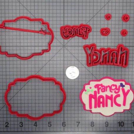 Fancy Nancy Logo 266-E332 Cookie Cutter Set