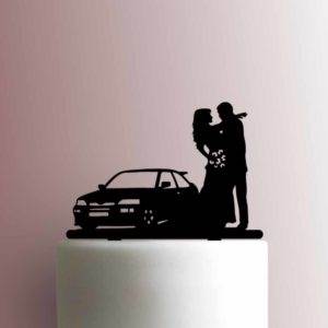 Ford Escort Cosworth RS Rally Car Wedding 225-A302 Cake Topper