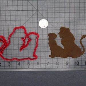 Lion King - Nala and Simba 266-E611 Cookie Cutter Silhouette