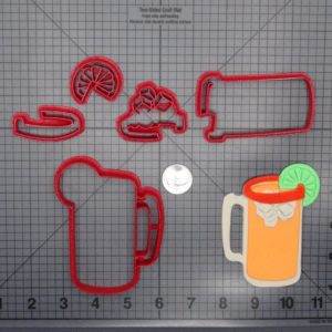 Mexican Spicy Beer Michelada Drink 266-D971 Cookie Cutter Set