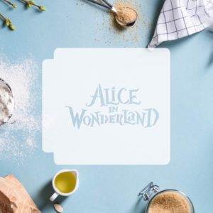 Alice In Wonderland Logo 783-D582 Stencil