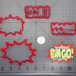 BINGO Action Bubble 266-E534 Cookie Cutter Set