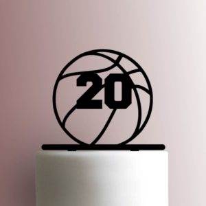 Basketball Number 225-A389 Custom Cake Topper