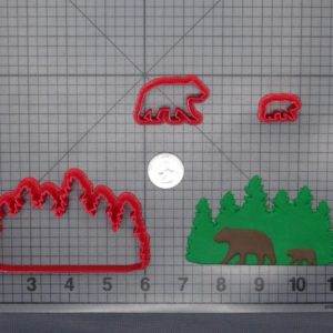 Bears in Forest 266-E516 Cookie Cutter Set