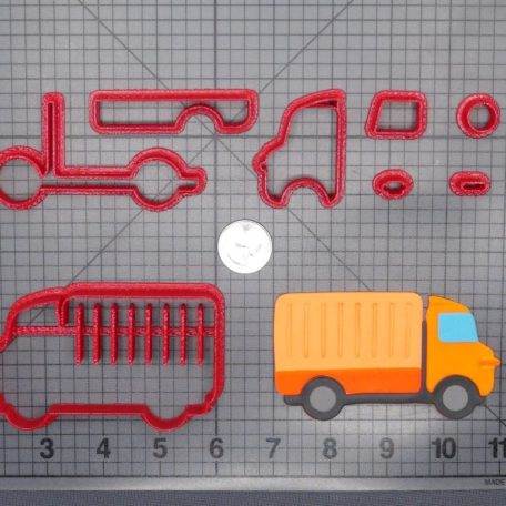 Container Truck 266-E848 Cookie Cutter Set