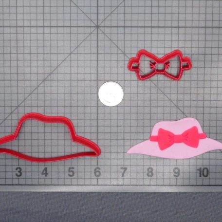 Floppy Bow Hat 266-E449 Cookie Cutter Set