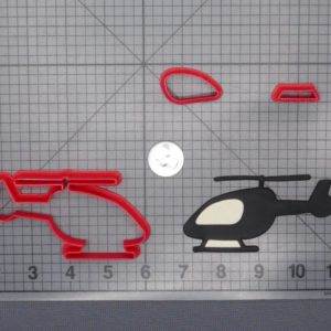 Helicopter 266-E997 Cookie Cutter Set