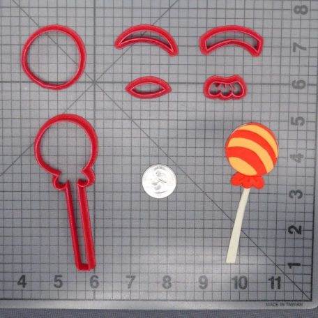 Lollipop Candy 266-E841 Cookie Cutter Set