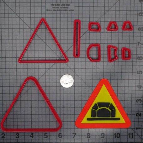 Tunnel Road Sign 266-E103 Cookie Cutter Set