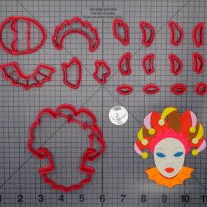 Carnival Jester Mask 266-F262 Cookie Cutter Set