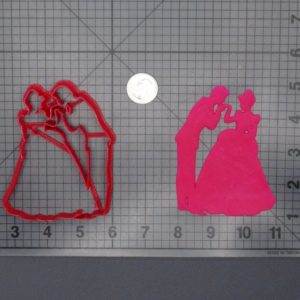 Cinderella and Prince Charming 266-F350 Cookie Cutter