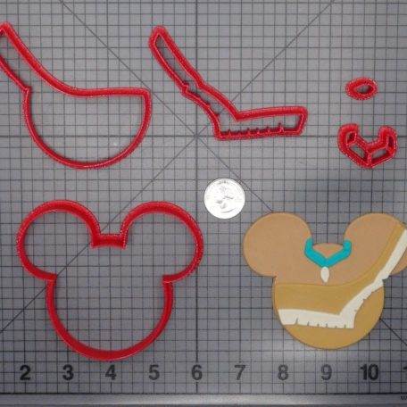 Disney Ears - Pocahontas 266-F291 Cookie Cutter Set
