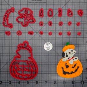Halloween - 101 Dalmations - Dog in Jack O Lantern 266-F540 Cookie Cutter Set