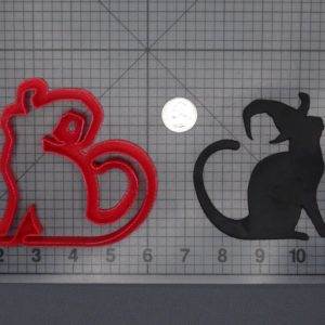 Halloween - Cat in Witch Hat 266-F526 Cookie Cutter Silhouette
