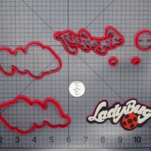 Miraculous - Lady Bug Logo 266-F250 Cookie Cutter Set
