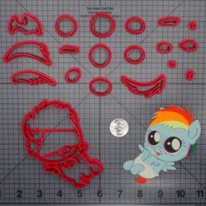 My Little Pony - Rainbow Dash Baby Body 266-F413 Cookie Cutter Set