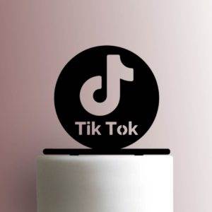 Tik Tok Logo 225-A403 Cake Topper