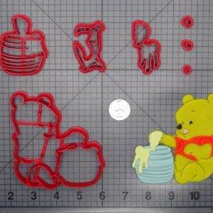 Winnie the Pooh Baby with Hunney Pot 266-E998 Cookie Cutter Set