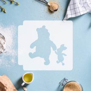 Winnie the Pooh and Piglet Body 783-D009 Stencil