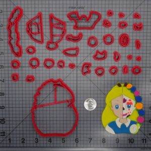 Alice in Wonderland - Alice Sugar Skull 266-F573 Cookie Cutter Set