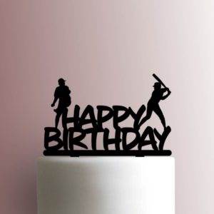 Baseball Happy Birthday 225-A488 Cake Topper
