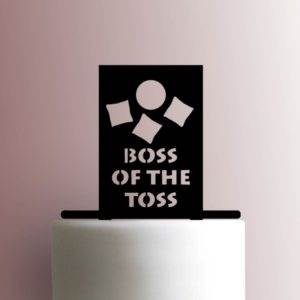 Boss of the Toss Cornhole Toss 225-A479 Cake Topper