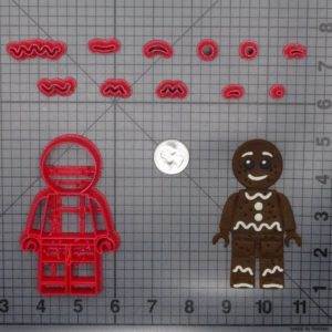 Christmas - Lego Gingerbread Man Body 266-F729 Cookie Cutter Set