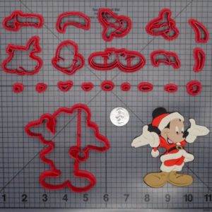 Christmas - Mickey Mouse Santa Body 266-F730 Cookie Cutter Set