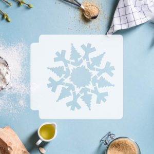 Christmas Tree Snowflake 783-E060 Stencil