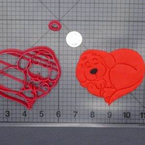 Clifford the Big Red Dog - Clifford Heart Body 266-F843 Cookie Cutter Set
