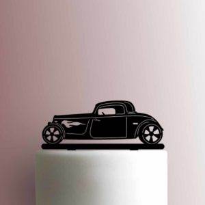 Hot Rod Car with Flames 225-A071 Cake Topper