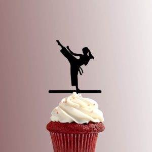 Karate Girl 228-390 Cupcake Topper
