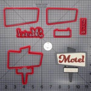 Motel Vacancy Sign 266-E570 Cookie Cutter Set